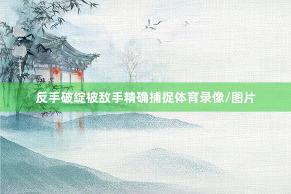 反手破绽被敌手精确捕捉体育录像/图片