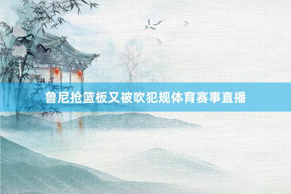 鲁尼抢篮板又被吹犯规体育赛事直播