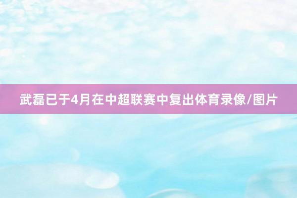 武磊已于4月在中超联赛中复出体育录像/图片