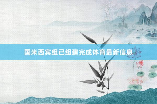 国米西宾组已组建完成体育最新信息