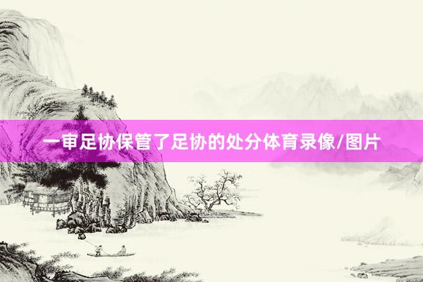 一审足协保管了足协的处分体育录像/图片