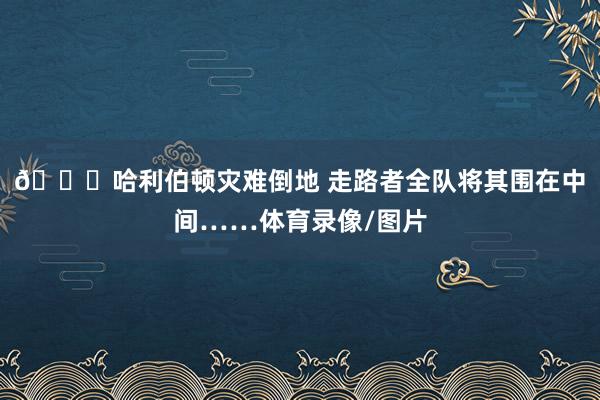 💔哈利伯顿灾难倒地 走路者全队将其围在中间……体育录像/图片