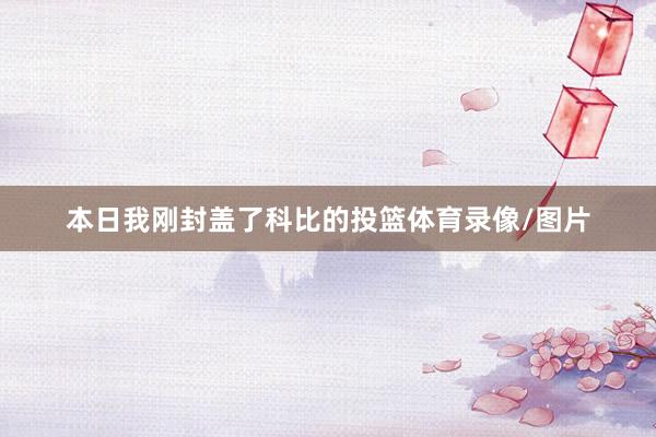 本日我刚封盖了科比的投篮体育录像/图片