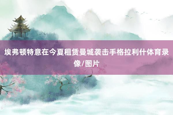 埃弗顿特意在今夏租赁曼城袭击手格拉利什体育录像/图片