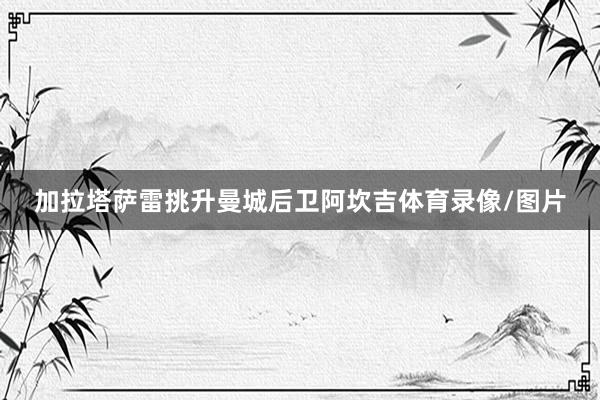 加拉塔萨雷挑升曼城后卫阿坎吉体育录像/图片