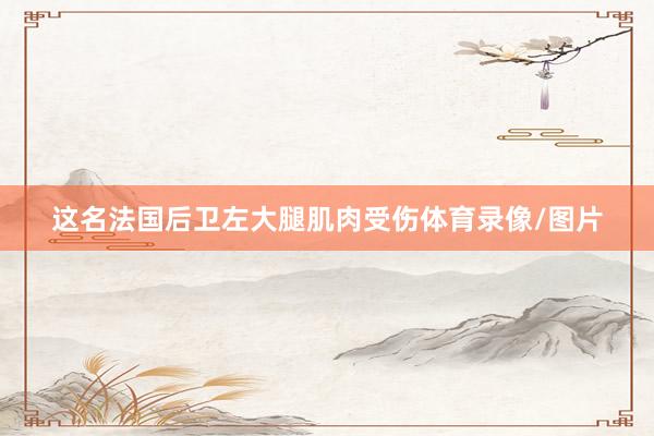 这名法国后卫左大腿肌肉受伤体育录像/图片