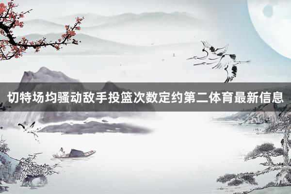 切特场均骚动敌手投篮次数定约第二体育最新信息