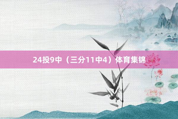24投9中（三分11中4）体育集锦