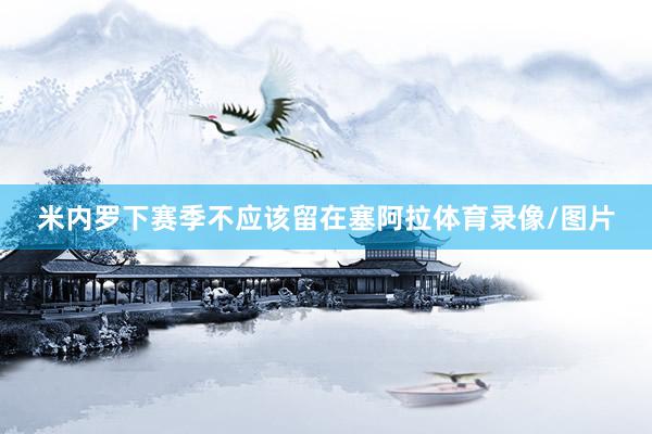 米内罗下赛季不应该留在塞阿拉体育录像/图片