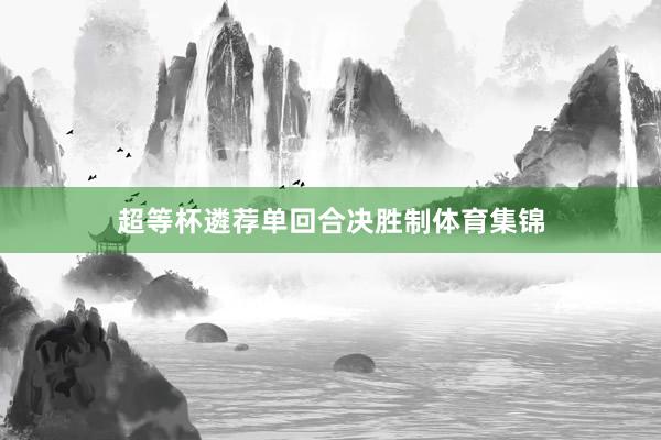 超等杯遴荐单回合决胜制体育集锦