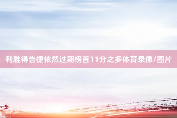 利雅得告捷依然过期榜首11分之多体育录像/图片