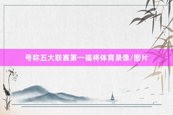 号称五大联赛第一福将体育录像/图片