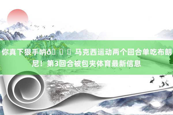 你真下狠手呐😂马克西运动两个回合单吃布朗尼！第3回合被包夹体育最新信息