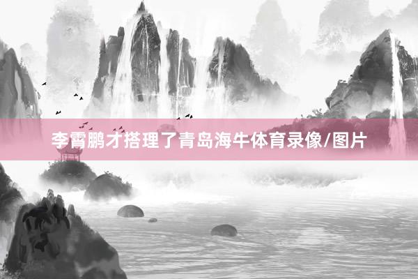 李霄鹏才搭理了青岛海牛体育录像/图片