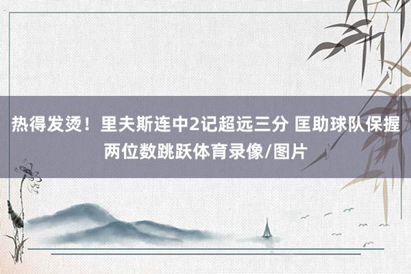 热得发烫！里夫斯连中2记超远三分 匡助球队保握两位数跳跃体育录像/图片