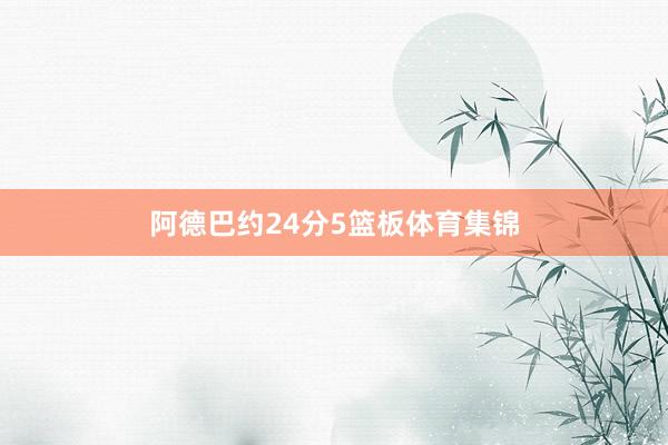 阿德巴约24分5篮板体育集锦